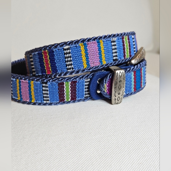 Vintage Elite Acc, Woven Belt W/Western Buckle - Picture 4 of 7